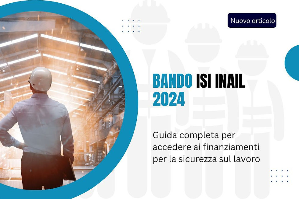 Bando ISI INAIL 2024: come richiederlo