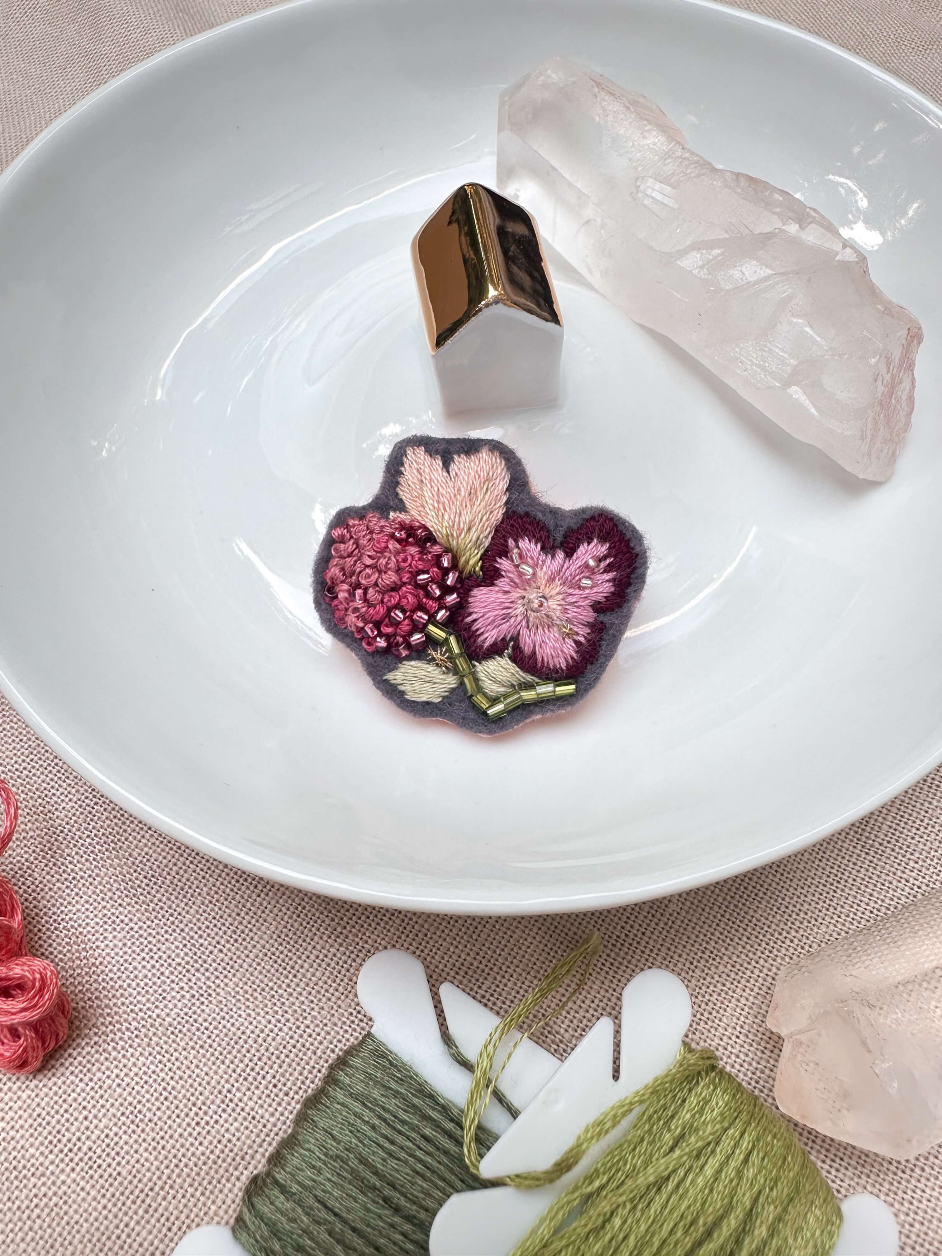 Brooch Secret Garden III