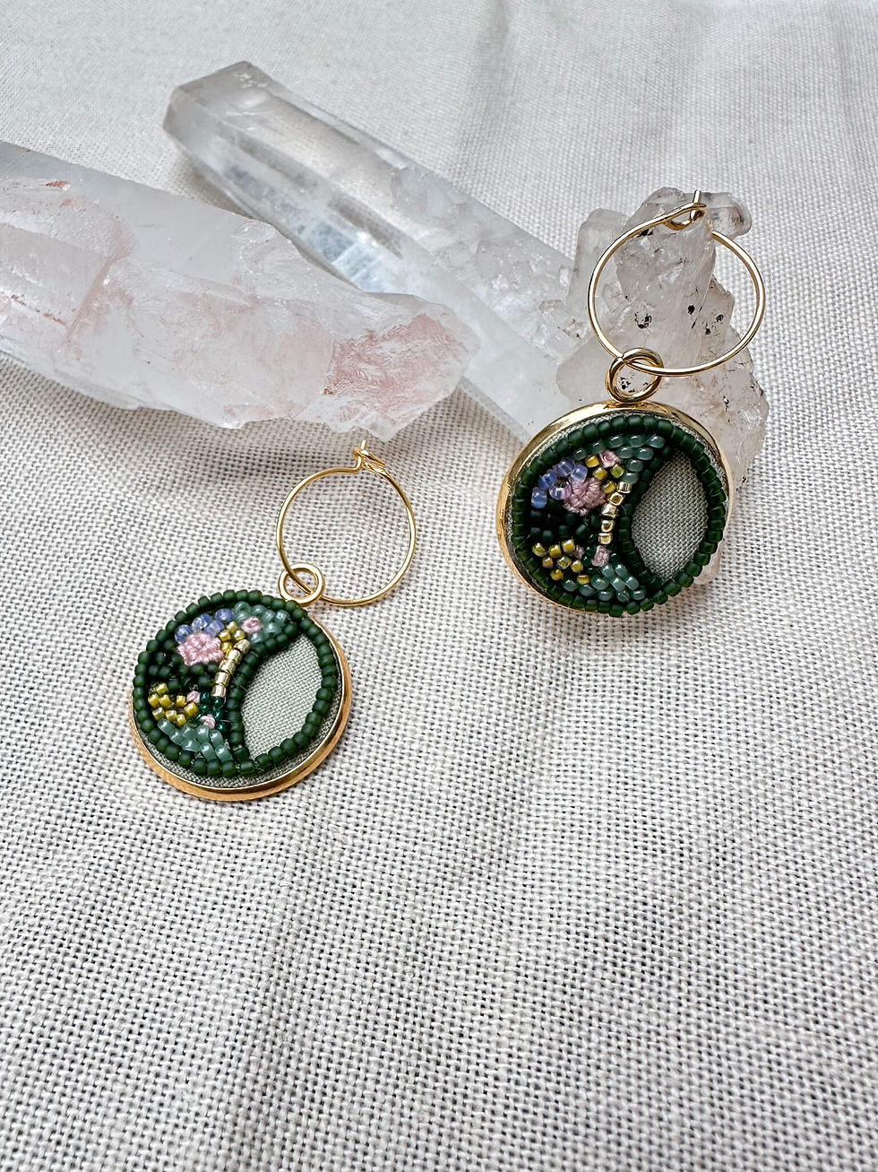 Thumbnail: Earrings Rosegarden III