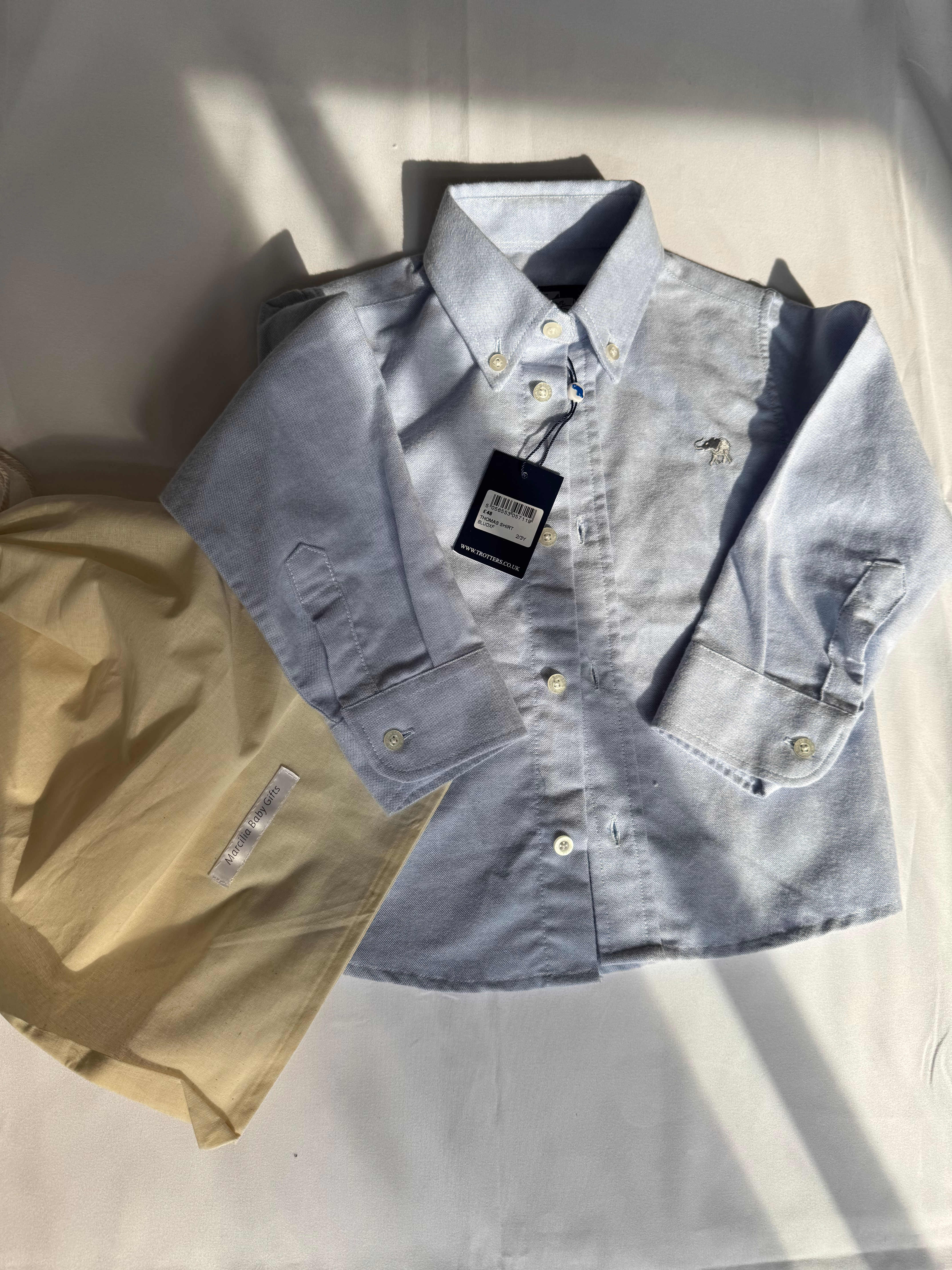 Trotters Blue Shirt Baby Boy Gift 2-3 Years 