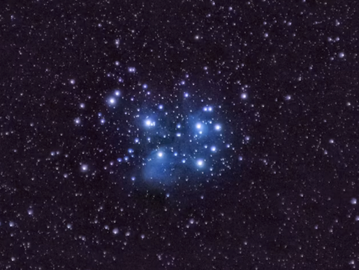 The Seven Sisters star cluster on Samhain night — Spiral Herbal Remedies Brooklyn