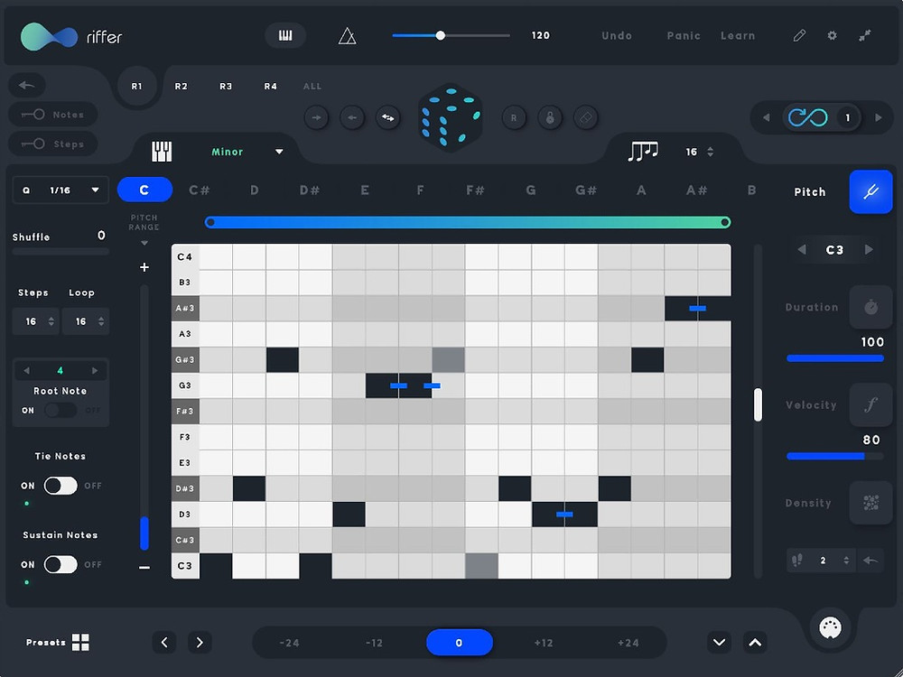 Riffer music plugin