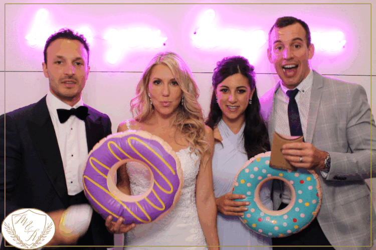 Guests can make a "boomerang" video of them as an alternative to regular photos