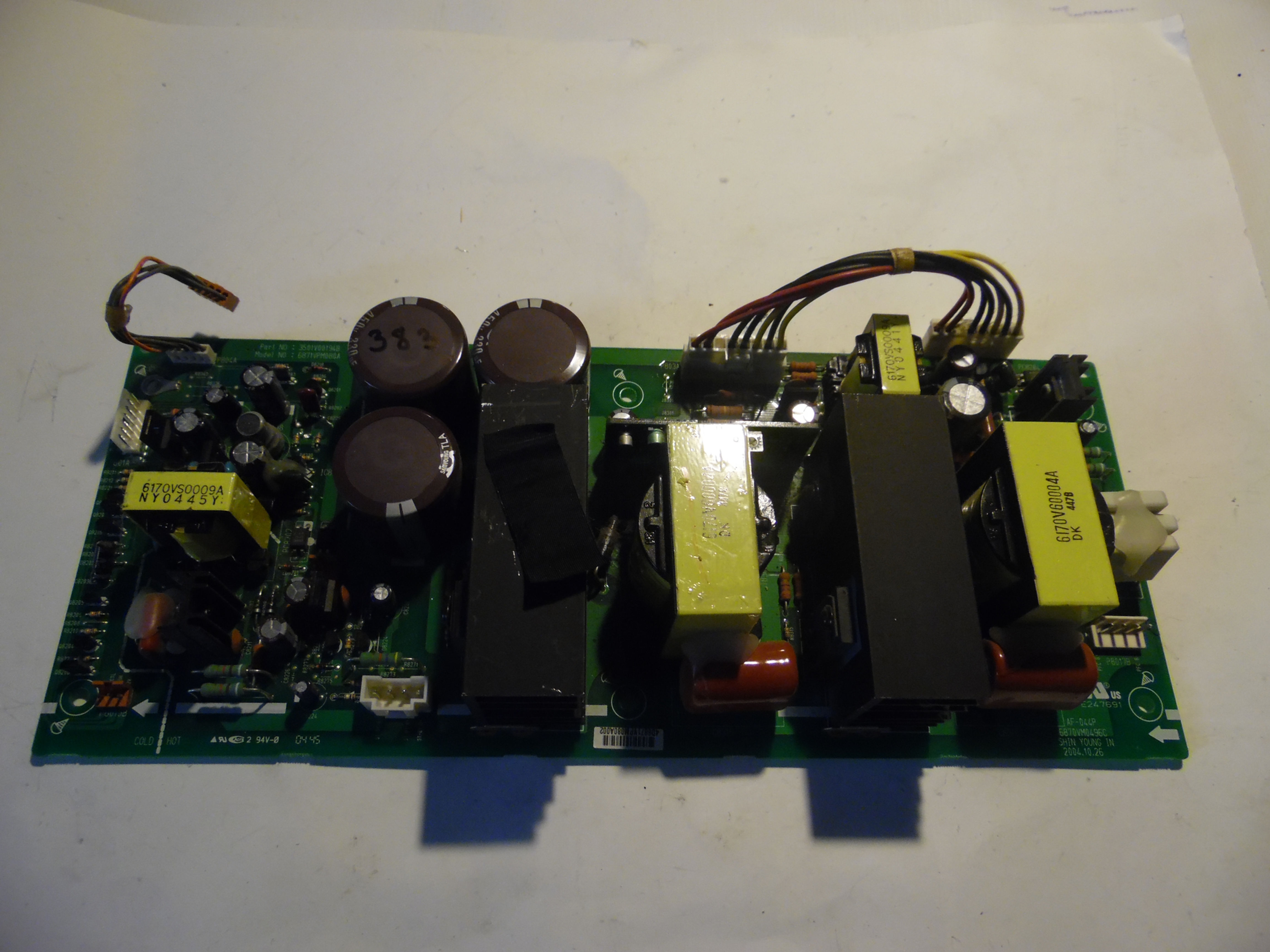 DU-60PY10, 6871VPM080A, 3501V00194B