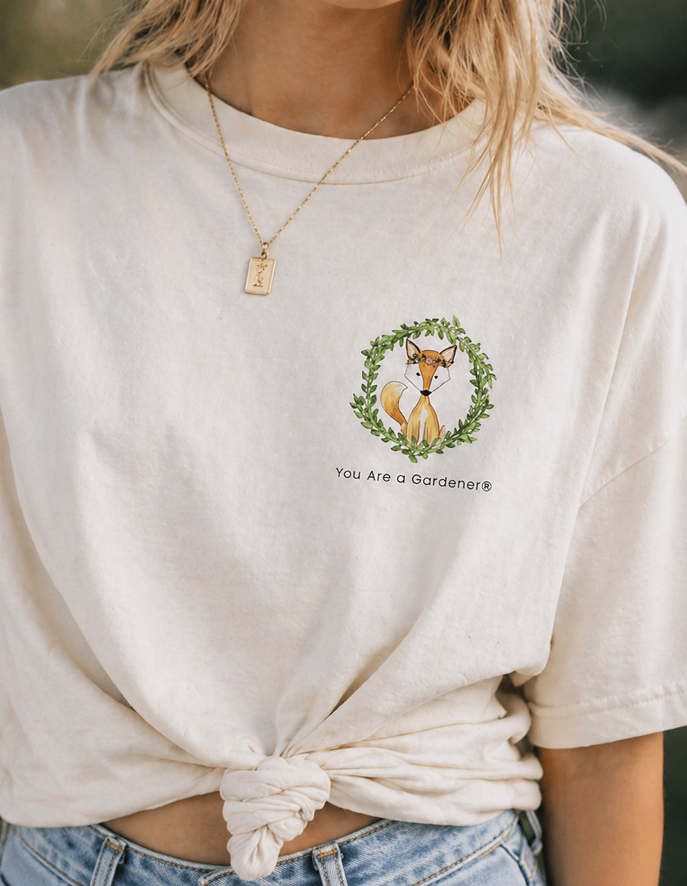 You Are a gardener® Signature Tee Shirt Front