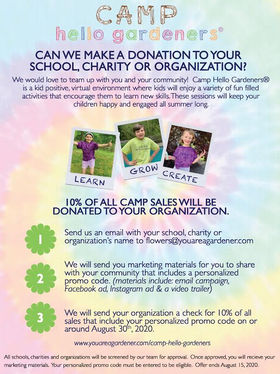 Can We Make A Donation To Your School or Charity?
