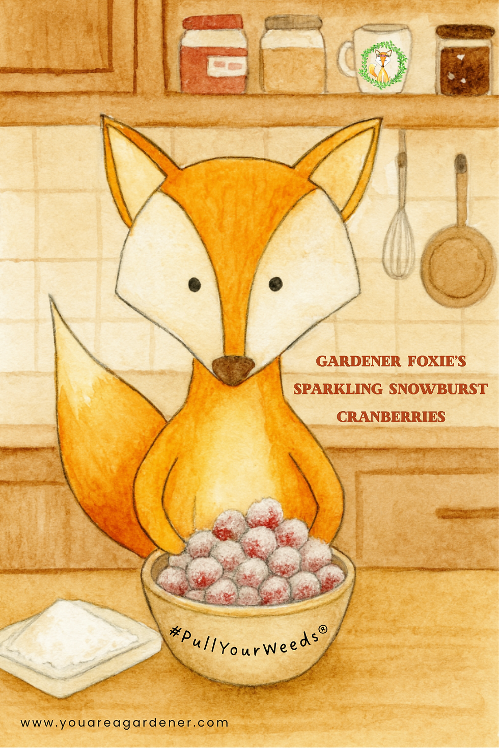 Gardener Foxie's Sparkling Snowburst Cranberries ✨