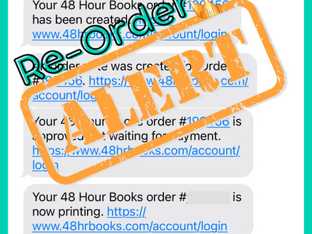Re-Order Alert | Order Now To Avoid Delays