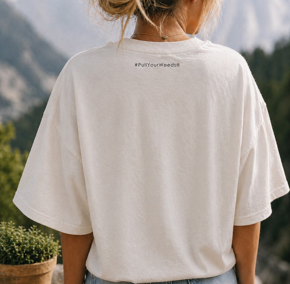 You Are a gardener® Signature Tee Shirt Back
