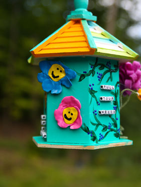 Kitchen Sink Craft: DIY Decorative Birdhouses