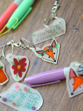 DIY Shrinky Dink Keychains