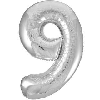Thumbnail: Giant Foil Number - Silver