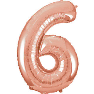 Thumbnail: Giant Foil Number - Rose Gold
