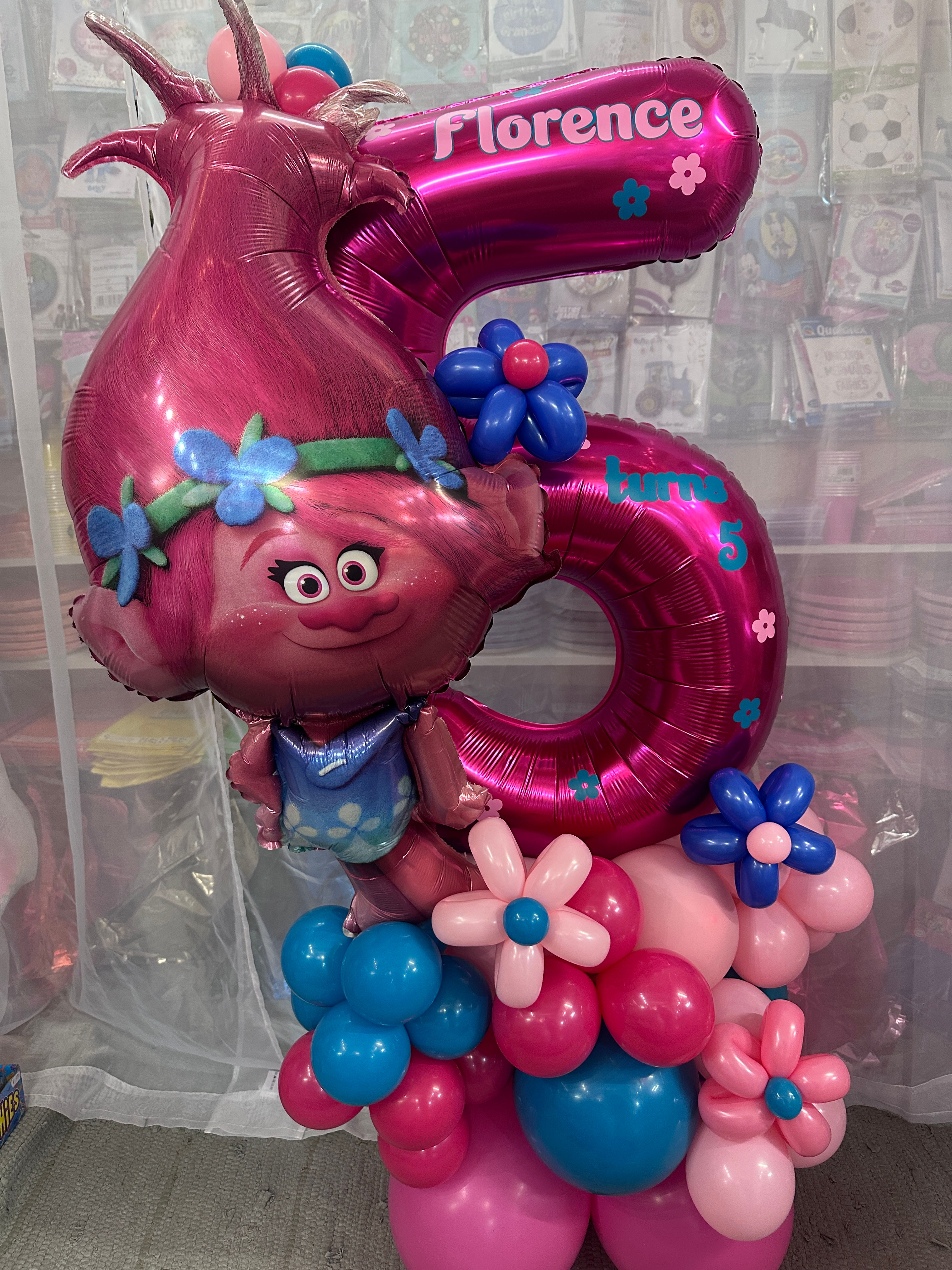 Trolls Balloon Number Stack