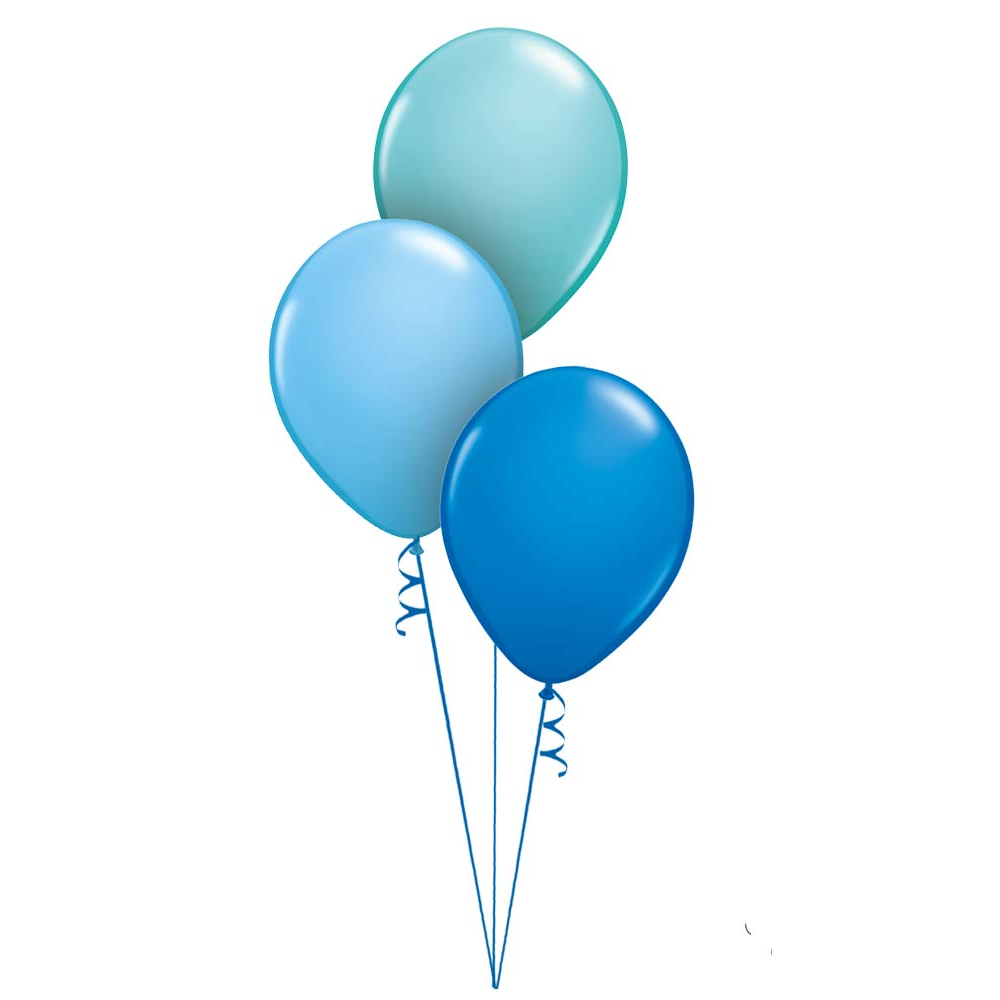 Set of 3 latex balloons