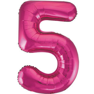 Thumbnail: Giant Foil Number - Pink
