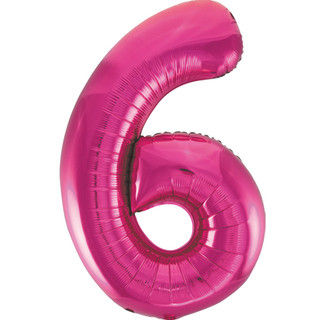 Thumbnail: Giant Foil Number - Pink