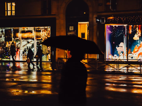 Dystopian Romanticismâ„¢ blends Romanticism, Blade Runner, Wong Kar-wai, and Hopper into a visual philosophy of solitude, decay, and urban beauty.