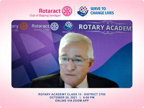 32 Rotary Academy Class 15 RAC - October 20, 2021
