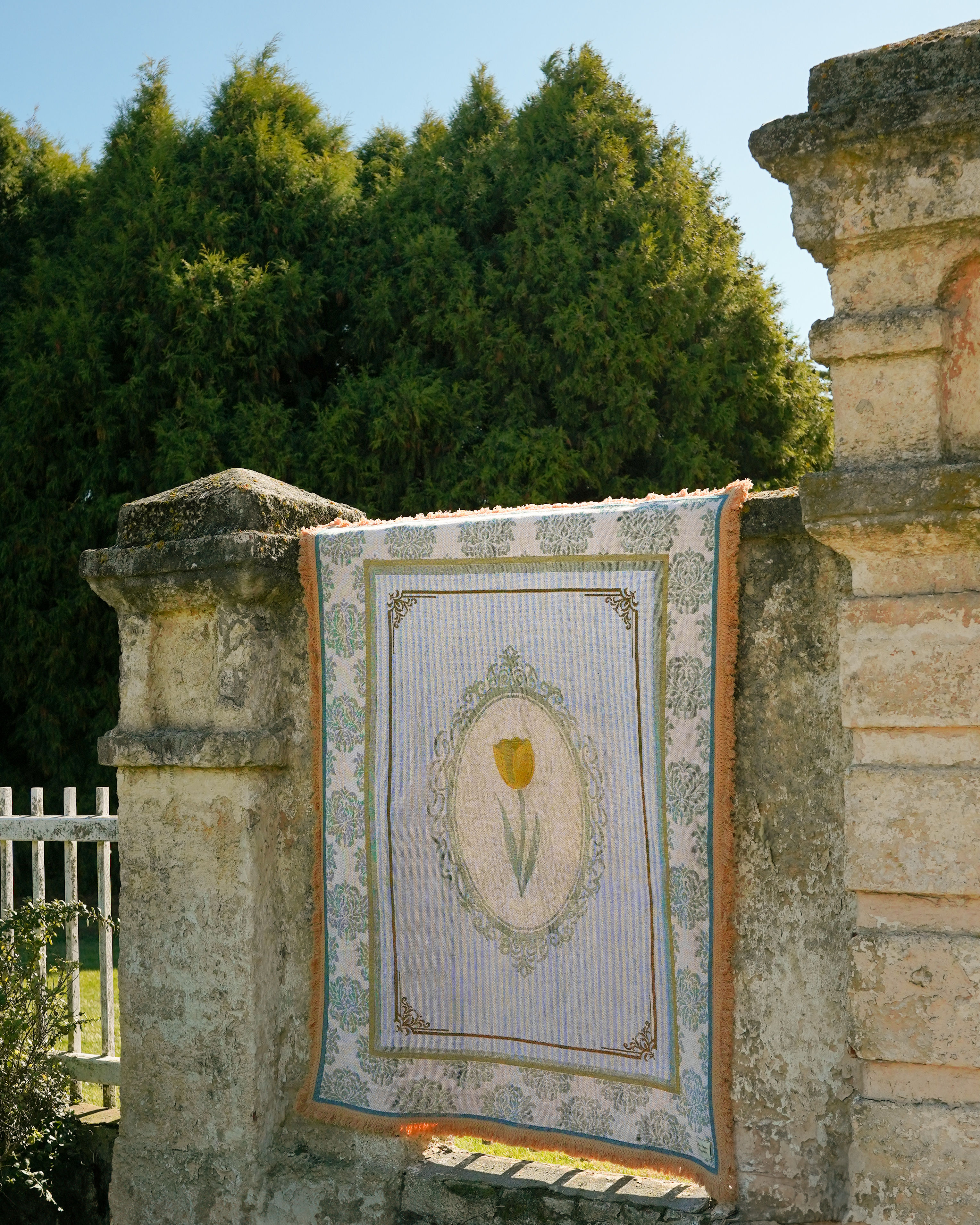 The Yellow Tulip Picnic Rug