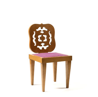 chaise de travailleuse par louise-edmée chevallier pour primavera ateliers d'art des grands magasins du printemps