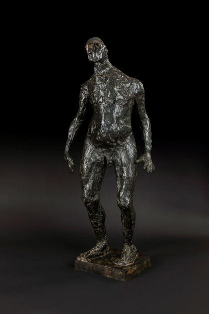 germaine richier homme qui marche agrandissement sculpture bronze susse fondeur collection depardieu emmanuel eyraud expert
