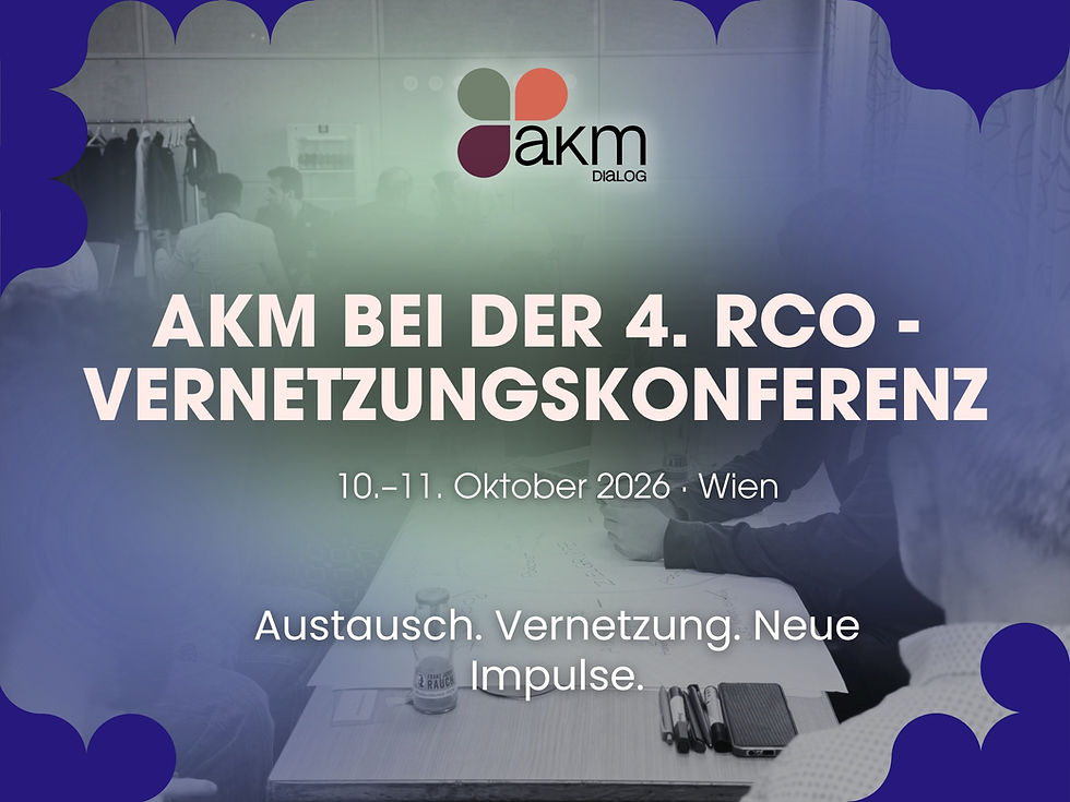 AKM bei der 4. RCO-Vernetzungskonferenz in Wien