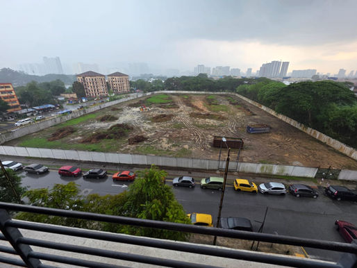 Keadaan terkini tapak Residensi Melati (RUMAWIP), Setapak pada Julai 2026. Kerja pembersihan tapak telah dimulakan oleh pihak pemaju.
