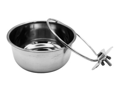 Miniatura: Plato Comedero Acero Inox. chico P/ Loros Y Otras Mascotas