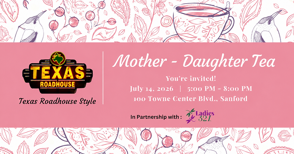 Mother - Daughter Tea Texas Roadhouse Style