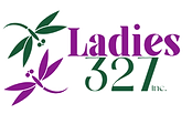 Ladies 327 Inc logo featuring Green & Purple Dragonflies