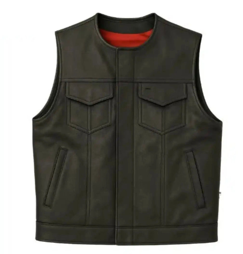 Legendary Brotherhood Men's Leather Vest