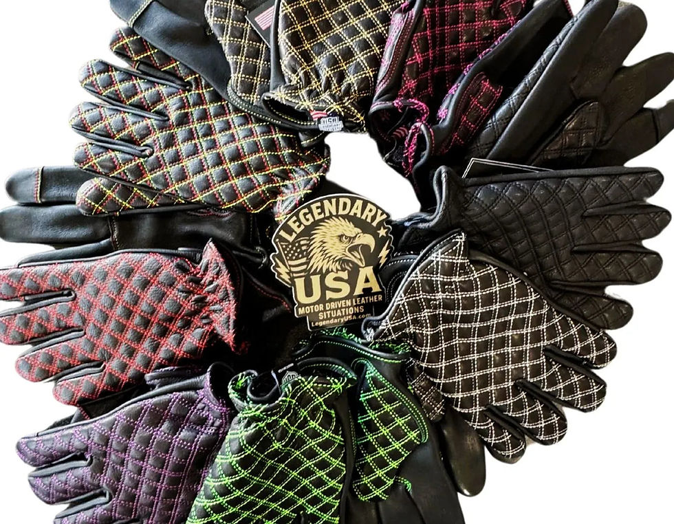 Legendary USA Double-Diamond deerskin touchscreen gloves in the full colour range