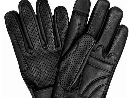 Perforated Motorcycle Gloves vs Solid Leather