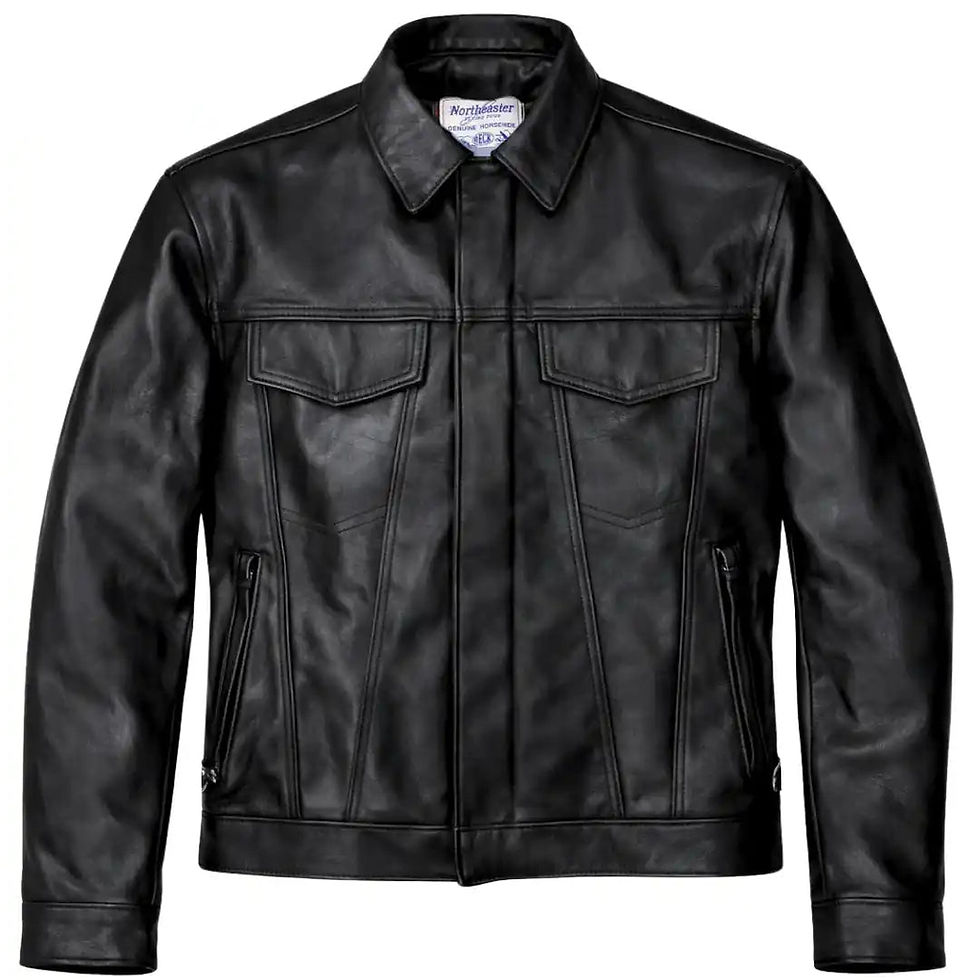 BECK 501 trucker horsehide motorcycle jacket