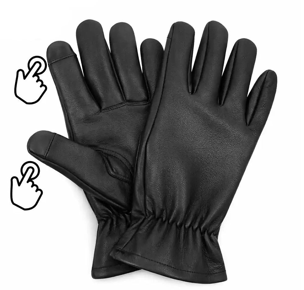 Classic Longer Cuff Deerskin Gloves