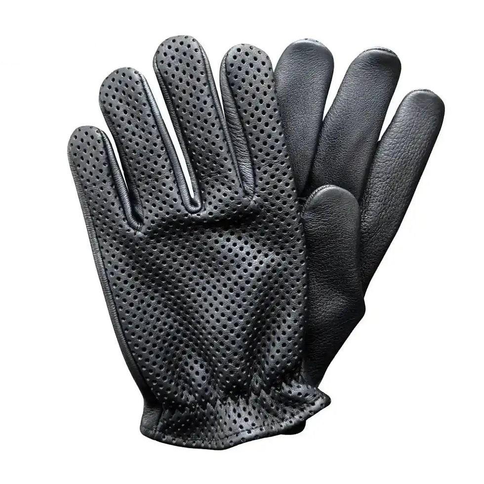 Legendary USA ventilated short-wrist touchscreen deerskin gloves