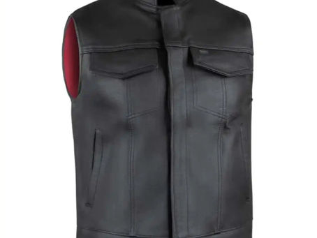 Legendary USA Reaper leather motorcycle vest