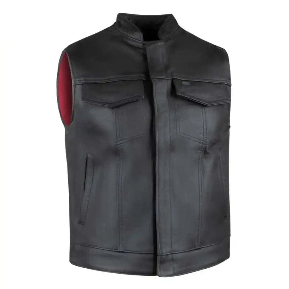 Legendary USA Reaper leather motorcycle vest