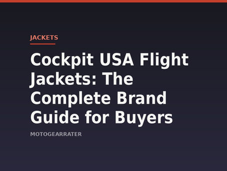 Cockpit USA Flight Jackets: The Complete Brand Guide for Buyers