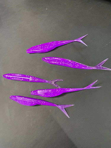 3.75" Split Tail Jerk Shad soft plastic bait mold by Kearbydm