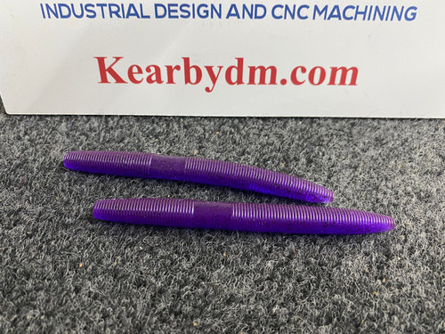 4" Stick Bait 18 Cavities soft plastic bait mold by Kearbydm