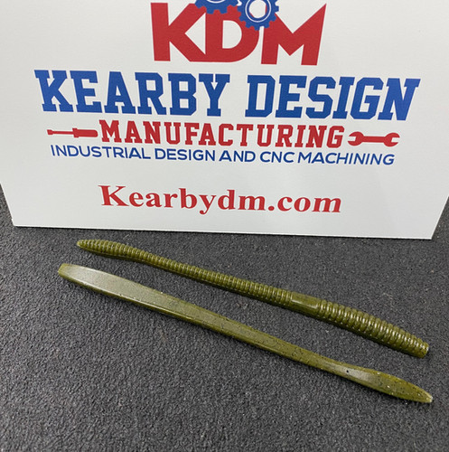 6.25 Standard Finesse worm soft plastic bait mold by Kearbydm