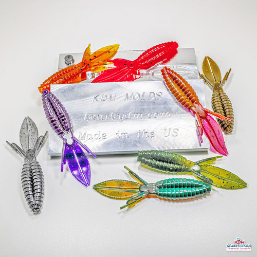 4.2" Original Beaver soft plastic bait mold by Kearbydm