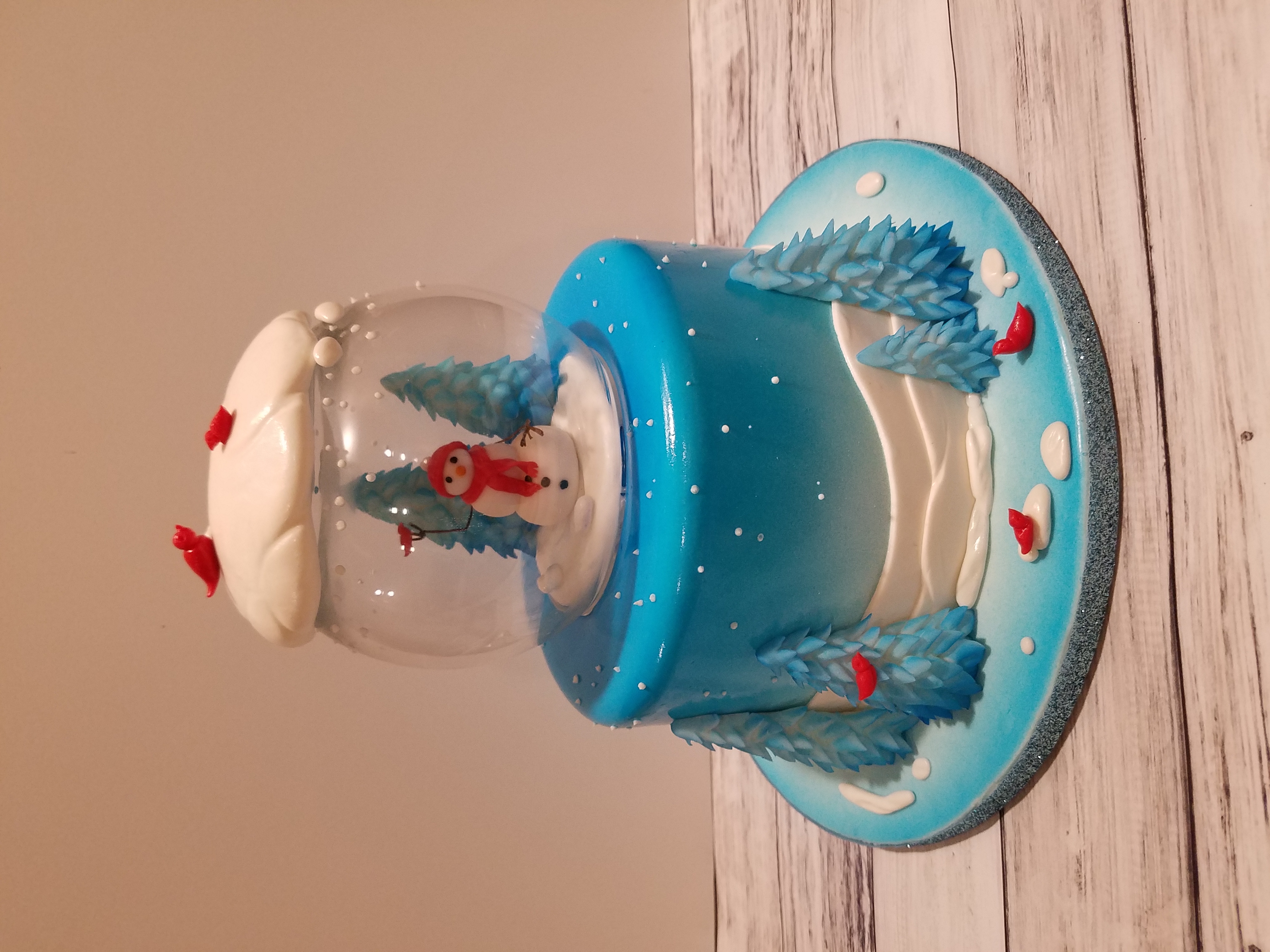 Snow Globe cake