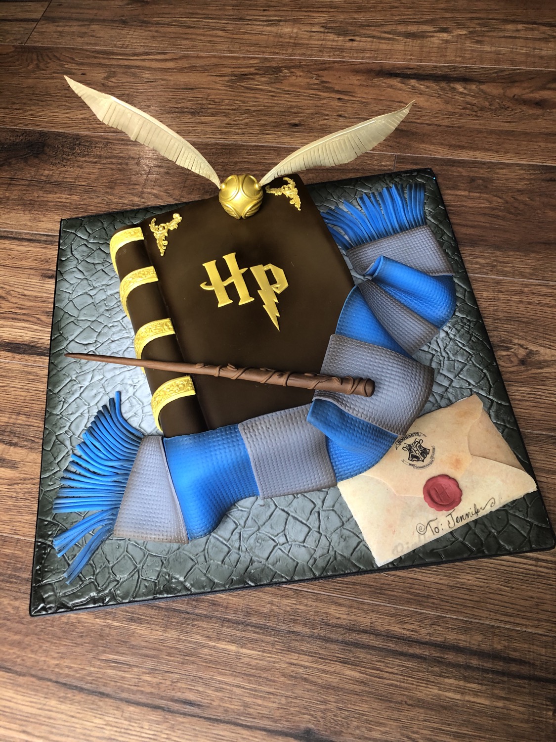 Harry Potter Book Cake