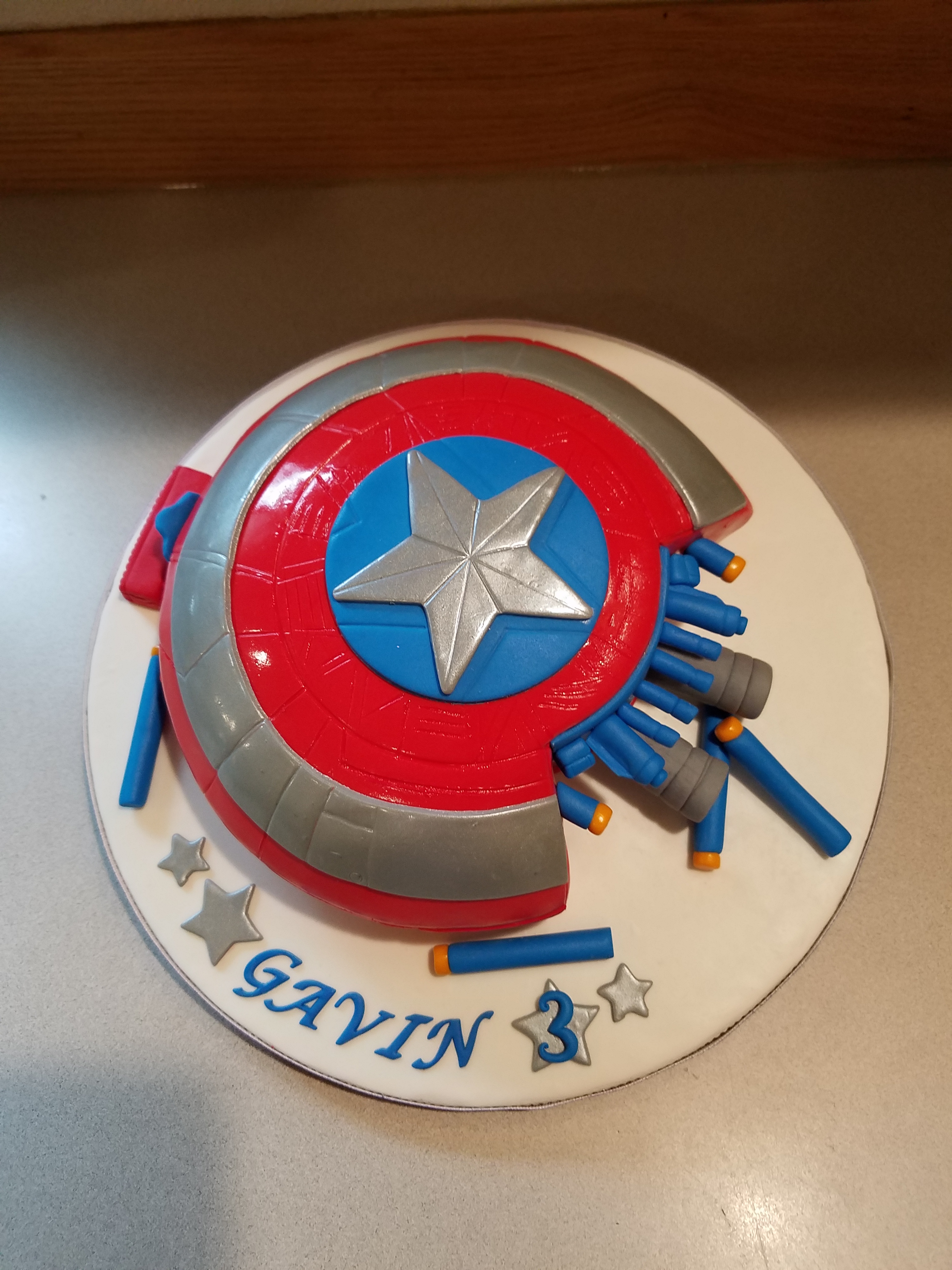 Captain America Nerf Shield