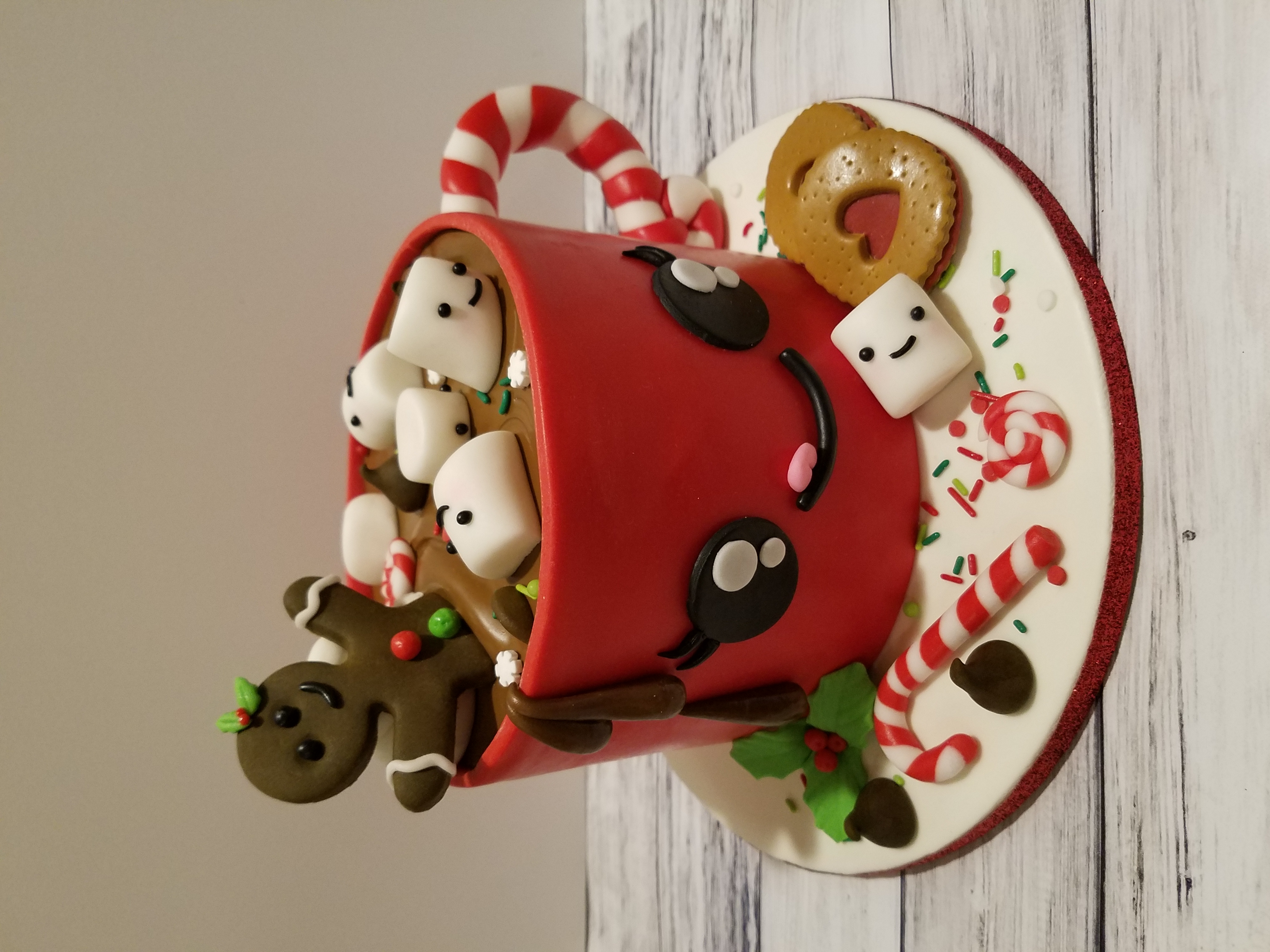 Cocoa mug cake