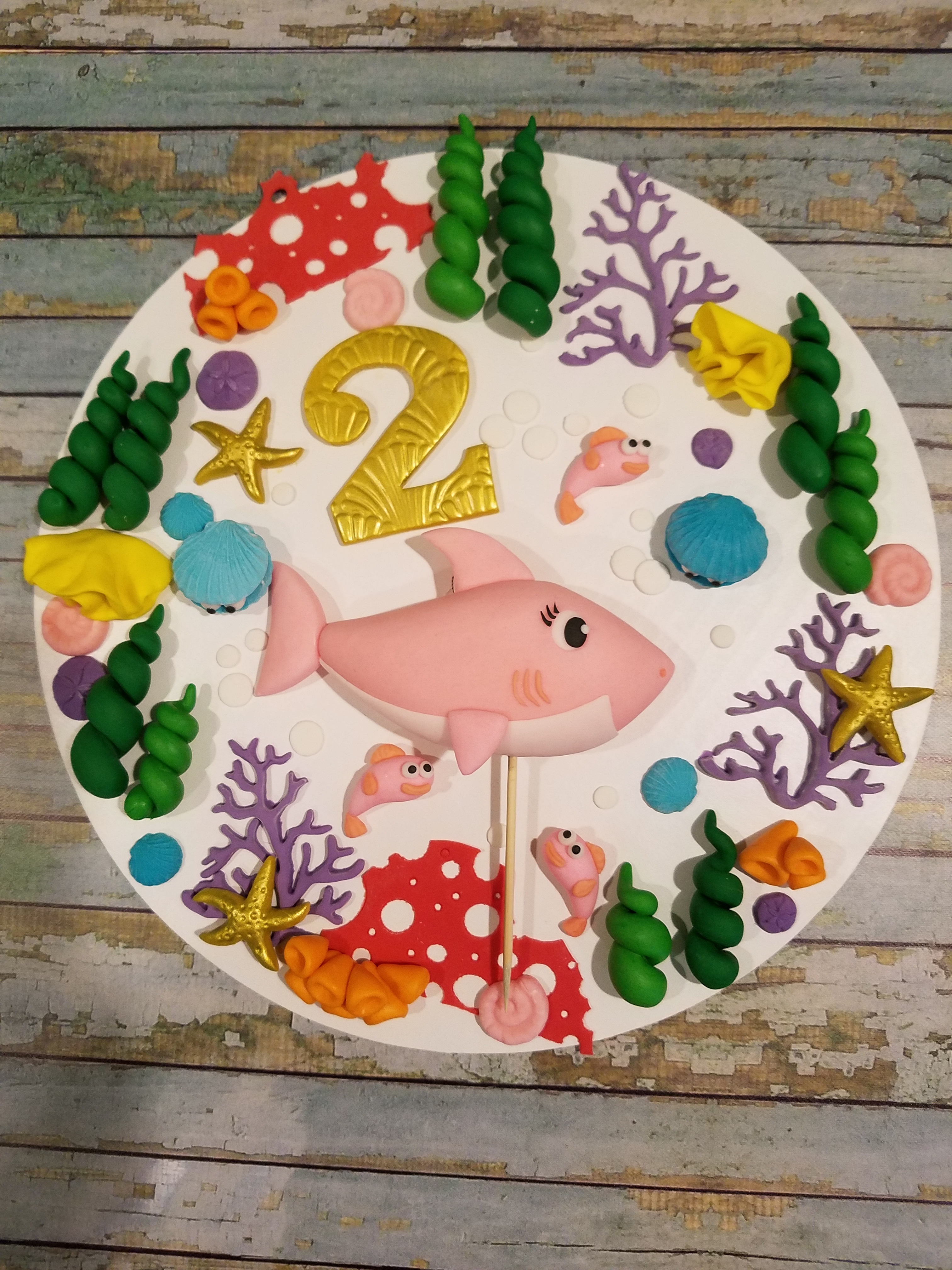 Baby Shark topper set