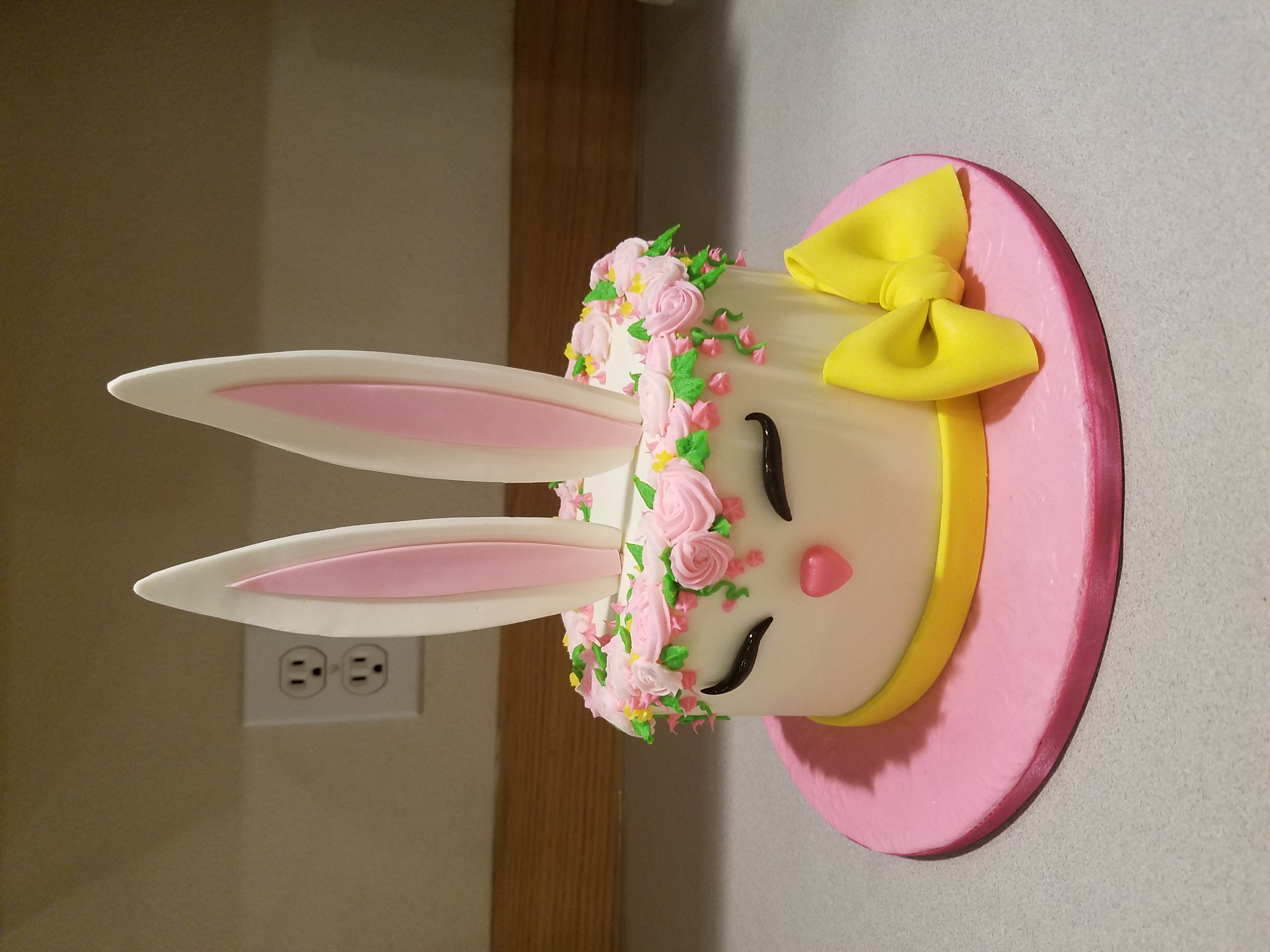 Bunny cake for egg hunt